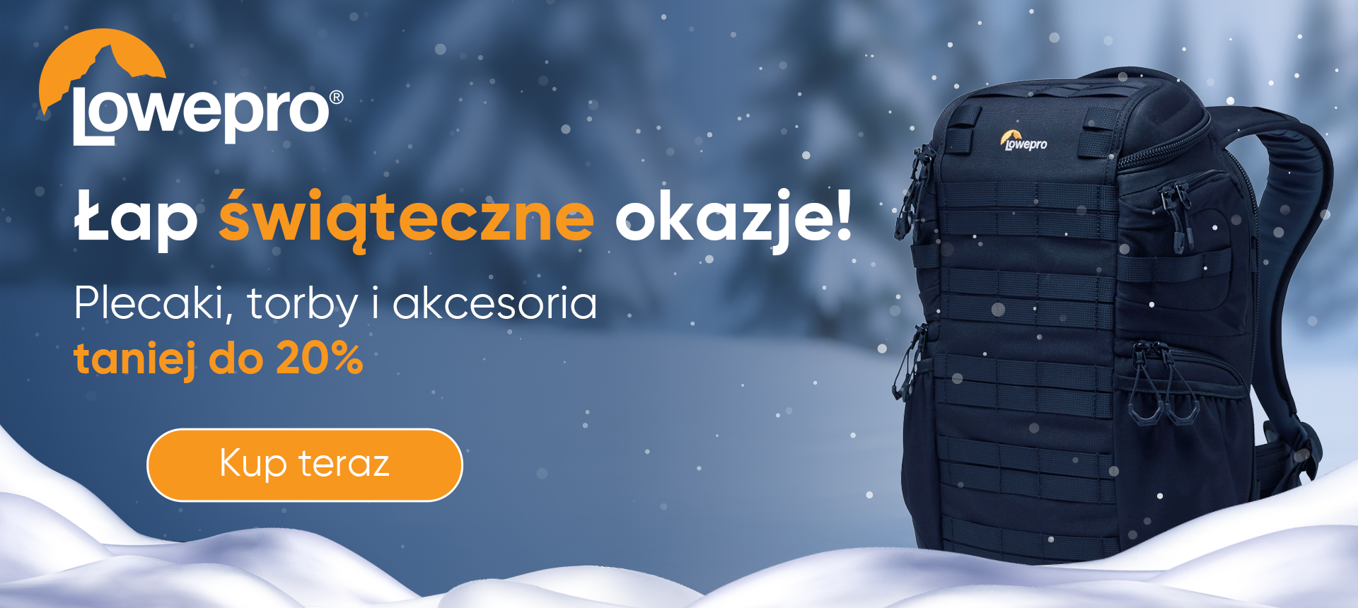 Plecaki, torby i akcesoria Lowepro do 20% taniej